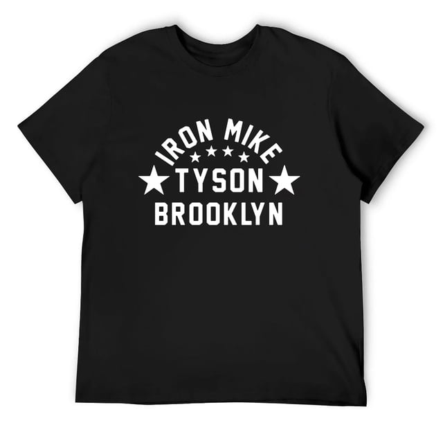 Playera de Entrenamiento Gris Gimnasio de Boxeo Brooklyn Mike Tyson Mujer Talla S Negra
