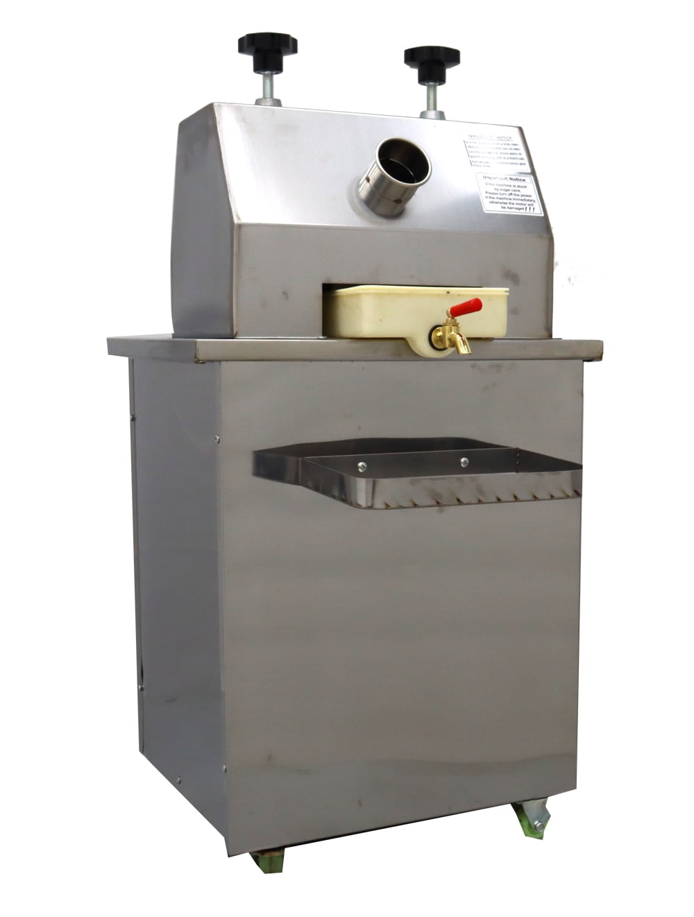 3 Roller Sugarcane Juicer Vertical Electrical Commercial Sugar Cane Press Juicer 110V 1.1KW