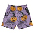 thumbnail image 7 of FORMRS Boys Swim Trunks Quick Dry Mesh Liner Boardshorts Sizes XS-XL, Halloween Pumpkin, 7 of 7