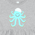 thumbnail image 4 of Inktastic Octopus Ocean Sea Creature Girls Baby Dress, 4 of 5