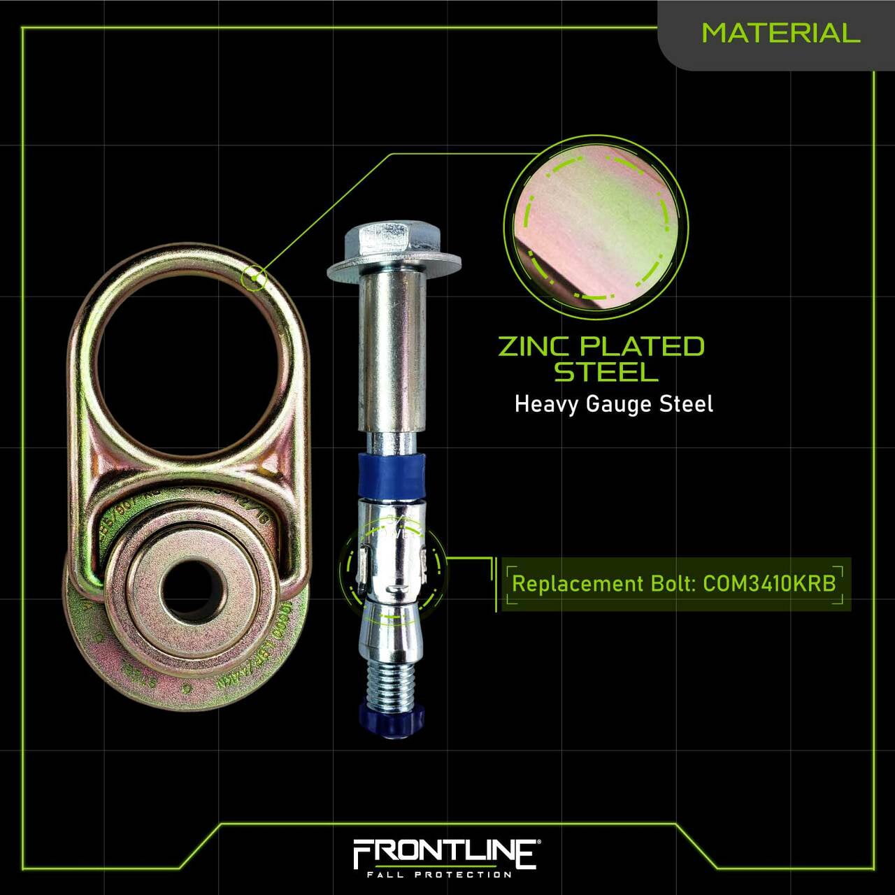 FRONTLINE - COM3410K - MEGA Swivel 10k Concrete Anchor