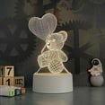 thumbnail image 2 of Lampe de Nuit Personnalisée à Préjection 3D pour la Saint-Valentin, Délicate pour Chambre-Week, 2 of 4