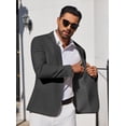 thumbnail image 4 of COOFANDY Men's Casual Blazer Lightweight Sport Coat One Button Suit Jacket, 4 of 6