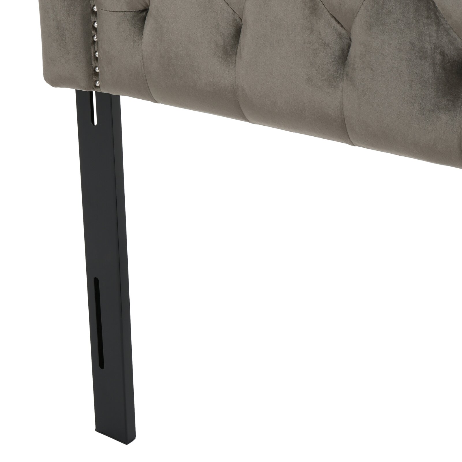 Pasko Full/Queen Panel Headboard, Frame Material: Metal, Upholstered: Yes - image 5 of 7
