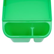 Kids Lap Desk 12-Pack, Portable Lap Tray for Kids, Rectangular Activity Table with Side Pocket, Durable PP Material, No Assembly Needed, for Toddlers Children Homeschool Classroom Daycare (Green)