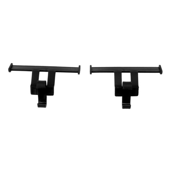 Qukaim 1 paire de sabots décoratifs en ABS avec trou pour chaussures - Noir, 60_x_180_cm, Acrylonitrile butadiène styrène
