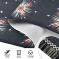 thumbnail image 6 of Yayeee Runner Rug for Bedroom 2'x6' Machine Washable Hallway Non Slip Mat, Red Fireworks Pattern, 6 of 8