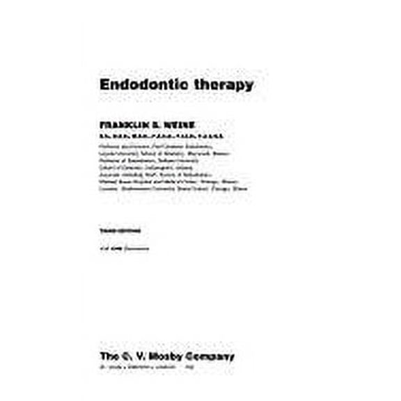Pre-Owned Endodontic Therapy (Hardcover) 0801653800 9780801653803