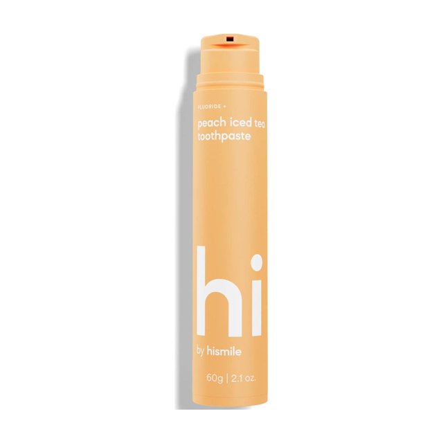 Pasta dental HISMILE Hi Peach Iced Tea 60 g con Fluoride+
