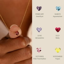 Titanium Steel High Color Retention Twelve Birthstone Necklace