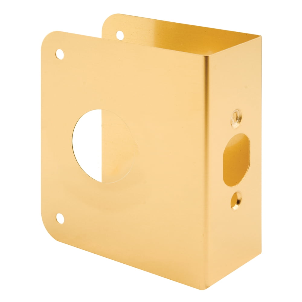 1 3 4 In X 4 1 2 In Thick Solid Brass Lock And Door Reinforcer 1 1 2