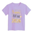 thumbnail image 4 of Qopobobo Birthday Girl Shirt Little Girls Tshirts Kid Cute Graphic Print Crewneck Short Sleeve Tee Summer Casual Tops Clothes Tops For Girls Trendy Purple,2-3 Years, 4 of 4