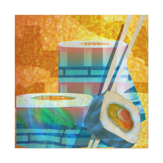Sushi Pop Palette - Canvas