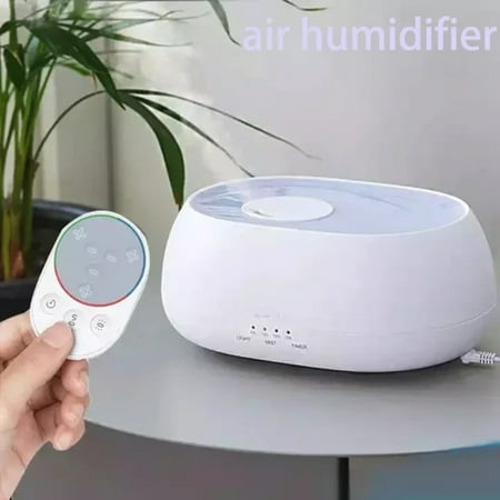 

Toroidal Humidifier 500ml Remote Control Diffuser Essential Oil Air Humidificador 7 Colorful LED Lights Mist Sprayer