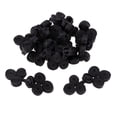 thumbnail image 4 of 10 Piezas Botones de Nudo de Estilo Chino para Decoración de Traje y Cheongsam Negro Zulema Nudo de botón chino, 4 of 8