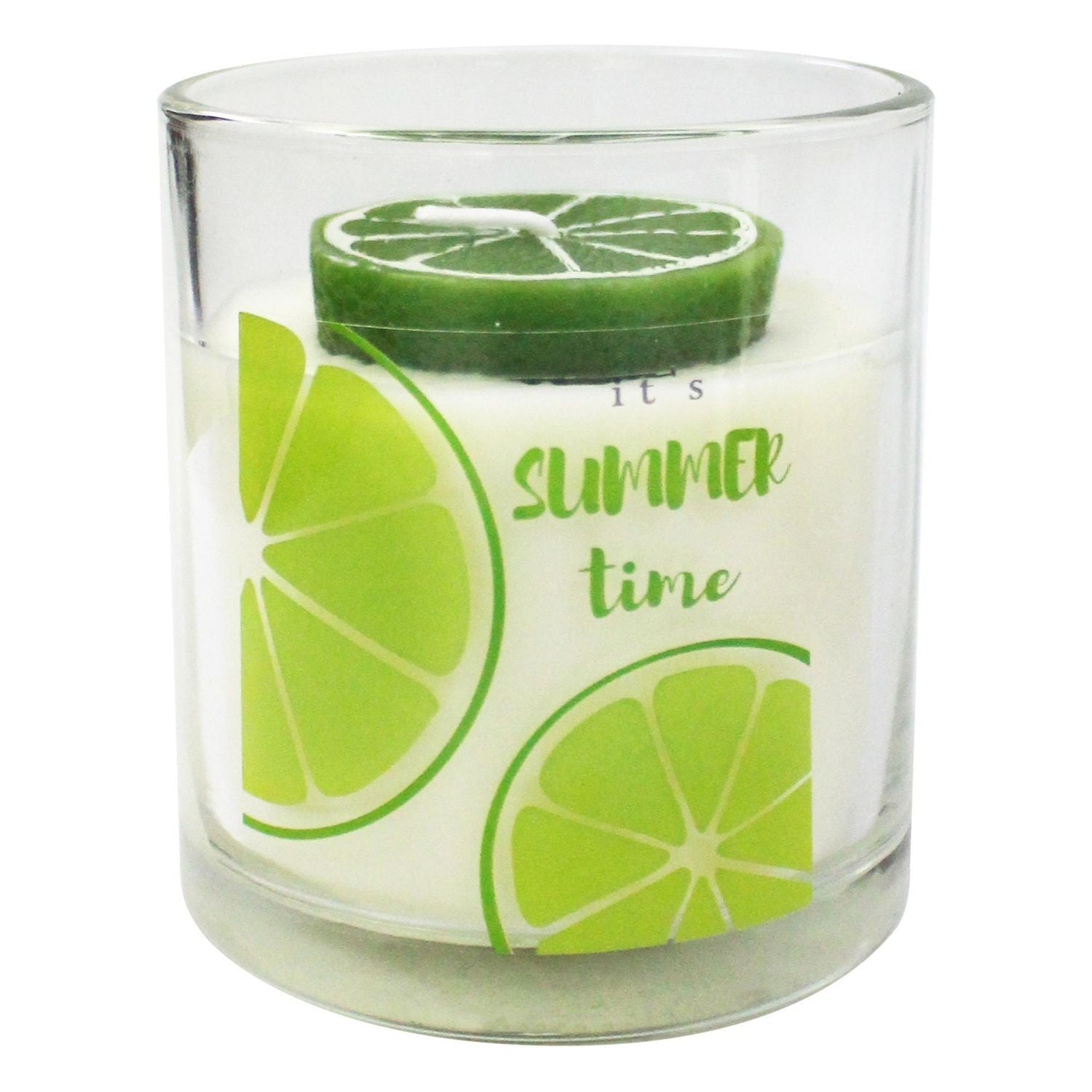 7oz Lime Scented Lime in Glass Candle