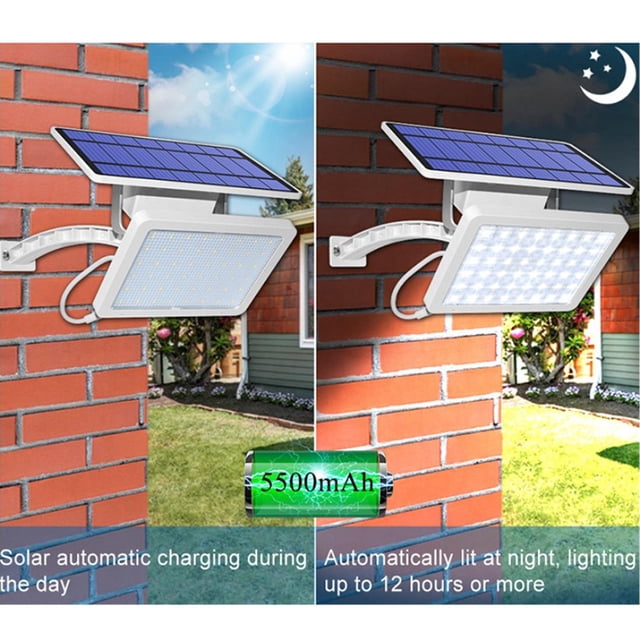 Panel solar ajustable y lámpara de jardín de luz para exteriores para Luz blanca cálida Sharpla Panel de luz al aire libre