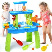 JoyStone 3-Tier Kids Sand Water Table, Outdoor Sensory Play Table Toy, 28.66" Tall, Summer Gift for… — $38.94 (44% off)