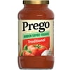 Prego Hidden Super Veggies Traditional Spaghetti Sauce, Plant Based Sauce, 24 oz Jar