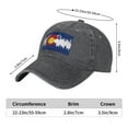 thumbnail image 3 of Colorado Flag Cowboy Hat Baseball Hat Trucker Hat For Men Women Retro Denim Hats Baseball Cap Dad Hat, 3 of 5