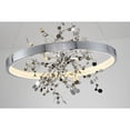 thumbnail image 3 of Bethel International LED Chandelier Chrome Aluminum & Acrylic, 3 of 5