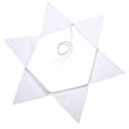 thumbnail image 1 of 12 Flags 3.2m White Cotton Party Wedding Pennant Bunting Banner Decor, 1 of 6