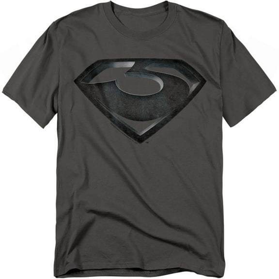 Man of Steel T-Shirt Zod Shield Unisex Graphic Tee For Men & Women Charcoal