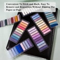 thumbnail image 3 of GoXteam 2400 Pcs Sticky Book Tabs, 120 Colors, Transparent Writable and Repositionable Sticky for Books, 3 of 7