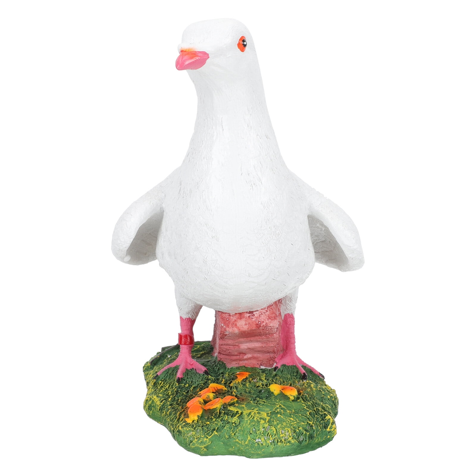 Garden Rabbit Statue Pigeon Decor Simulation Ornament Miniature Bird Sculpture