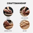 thumbnail image 6 of Avyya Hand Rolled Incense Sticks (30Total), Charcoal-Free, Recycled Flowers – Perfect for Positivity, Aromatherapy, Healing, Yoga, Meditation, Relaxation and Spiritual Vibe. (30, Rose), 6 of 7