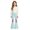 v#361Mint Green988, variant on Rggeeun Back To School Child Girl's Pants Stretch Cute Colorful Bowknot Pattern Mid Waist Twill Trousers Ankle Length Kids Fashion Bootcut For Leisure Trousers,Green,11-12 Years