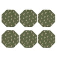 thumbnail image 2 of Disketp Birds Wild Ducks Funny Coasters,6 Pcs Leather Coasters with Holder, Perfect Housewarming Hostess Gifts,Protect Furniture from Water Marks Scratch and Damage,Octagon, 2 of 7