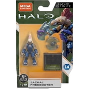 MEGA Halo Heroes Series 14 Jackal Freebooter Micro Action Figure, Building Toys for Kids