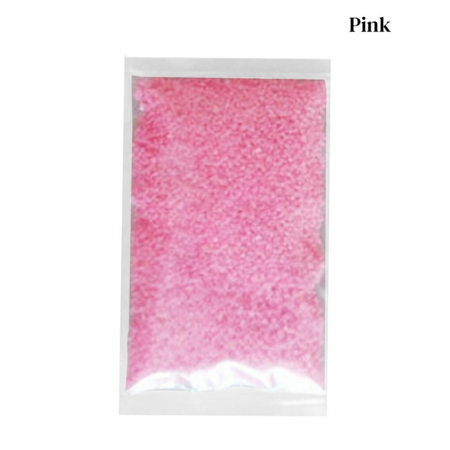 kurtrusly Sable Fluorescent Bouteille à Souhaits Bricolage Poudre Lumineuse Résine Particules Sable Qui Brille dans le Noir, Rose