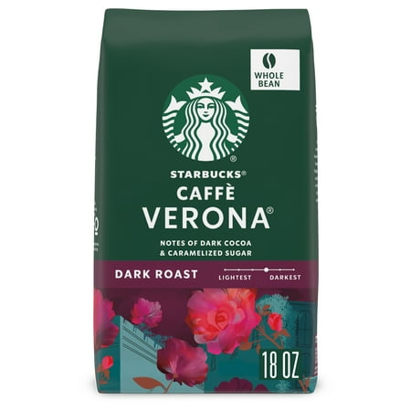Starbucks Caffè Verona, Whole Bean Coffee, Dark Roast, 18 oz