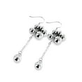 thumbnail image 3 of West Coast Jewelry Women's Bauble Hanging Stainless Steel Dangle Earrings, 3 of 4