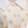 thumbnail image 6 of YuXingFu Mother Of The Bride Dresses for Women Maxi Collared Plus Size Womens Dress Short Sleeve Solid Color Long Casual Summer Beige S, 6 of 8