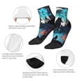 thumbnail image 5 of Pofeuu Artistic Moon Valley Wolf Print 30cm Socks, Adult Running Hiking Socks for Youth and Adult, 5 of 7