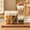 White, variant on JilgTeok 3 Packs Push-Button Airtight Container Plastic Food Storage Rice Container Dry Food Dispenser Jar Grain Storage Bin for Flour Sugar Kitchen Pantry Organization and Storage Clearance