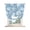 Blue, variant on Starfish Turquoise Coastal Tie Up Curtains for Kitchen Windows,Adjustable Rod Pocket Valance 45 Inch Short, Summer Nautical Shell Beach Window Treatment Balloon Roman Blind Shade, 42" x 45"