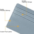 thumbnail image 4 of Tarjetero Fintie Slim, minimalista, de piel con bloqueo RFID, 4 of 7