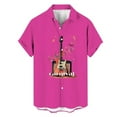 thumbnail image 1 of PMUYBHF Mode Décontractée pour Femmes Chemises Imprimées Mardi Col Rond Manches Courtes Tee Tops Tunique Blouse 3979 TG, 1 of 5