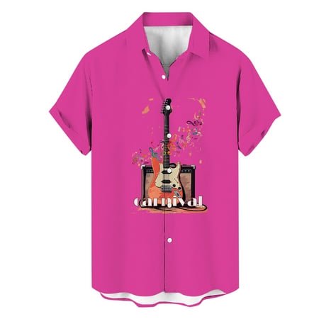 PMUYBHF Mode Décontractée pour Femmes Chemises Imprimées Mardi Col Rond Manches Courtes Tee Tops Tunique Blouse 3979 TG