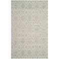 thumbnail image 7 of SAFAVIEH Marbella Alicia Geometric Diamonds Wool Area Rug, Light Blue/Ivory, 5' x 8', 7 of 7