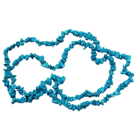 Triple Strand Turquoise Bead - 37 Inch Turquoise Stone Bead Strand (250 Piece)