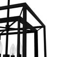 thumbnail image 4 of Hunter - Doherty 4-light Natural Black Iron, Small Chandelier, Dimmable, Casual Style, Square Shaped, for Bedrooms, Dining, Living Rooms - 19400, 4 of 7