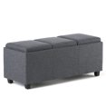 thumbnail image 1 of WyndenHall Franklin Extra Large Rectangular Storage Ottoman with 3 Serving Trays, 1 of 7