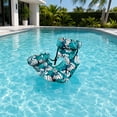 thumbnail image 6 of IFRINID Inflatable Pool Hammock Float Chair with Headrest and Armrests, PVC Water Lounge Float for Pool Beach and Lake, 6 of 7