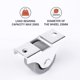 thumbnail image 1 of Lote de mini ruedas de goma blanda con placa de metal y tornillo para muebles - 30 mm 8 piezas LingWen 8390615511162, 1 of 1