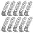 thumbnail image 1 of IDEANATEGRATE 10Ud Soportes Para Estantes De Congelador En Inoxidable Con Borde Para Fácil Instalación, 1 of 8